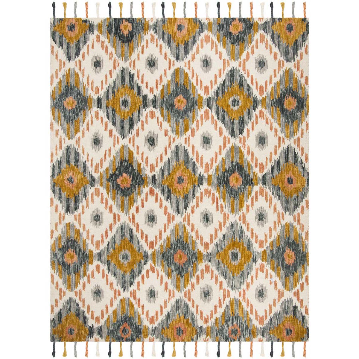 Safavieh Suzani 201 Rug, SZN201 - Ivory / Gold