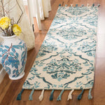 Safavieh Suzani 205 Rug, SZN205 - Ivory / Turquoise