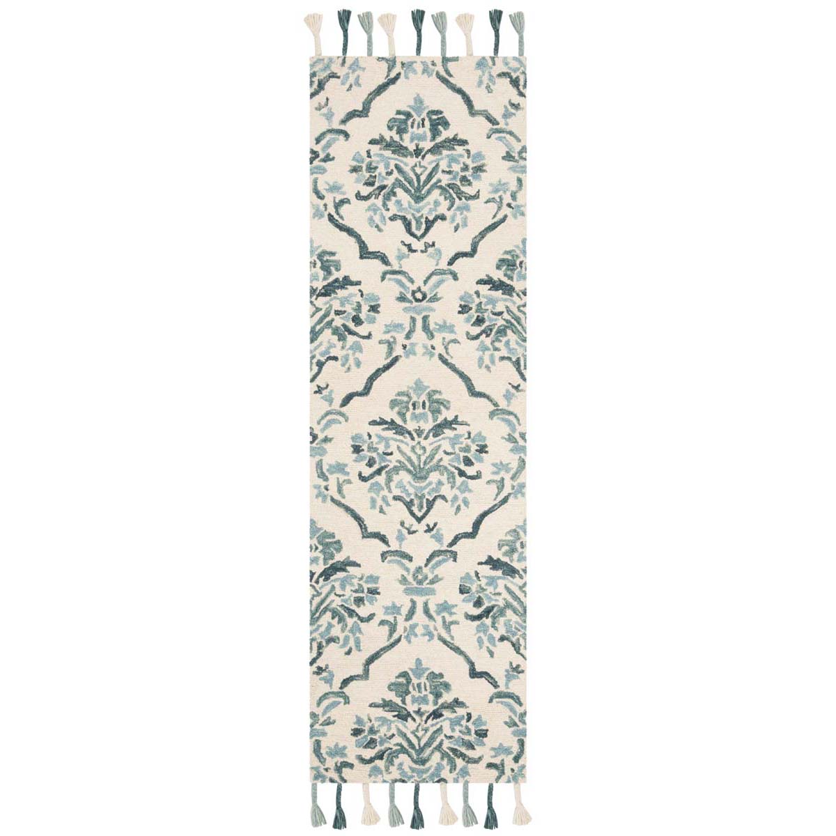 Safavieh Suzani 205 Rug, SZN205 - Ivory / Turquoise