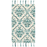 Safavieh Suzani 205 Rug, SZN205 - Ivory / Turquoise