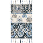 Safavieh Suzani 208 Rug, SZN208 - Blue / Ivory