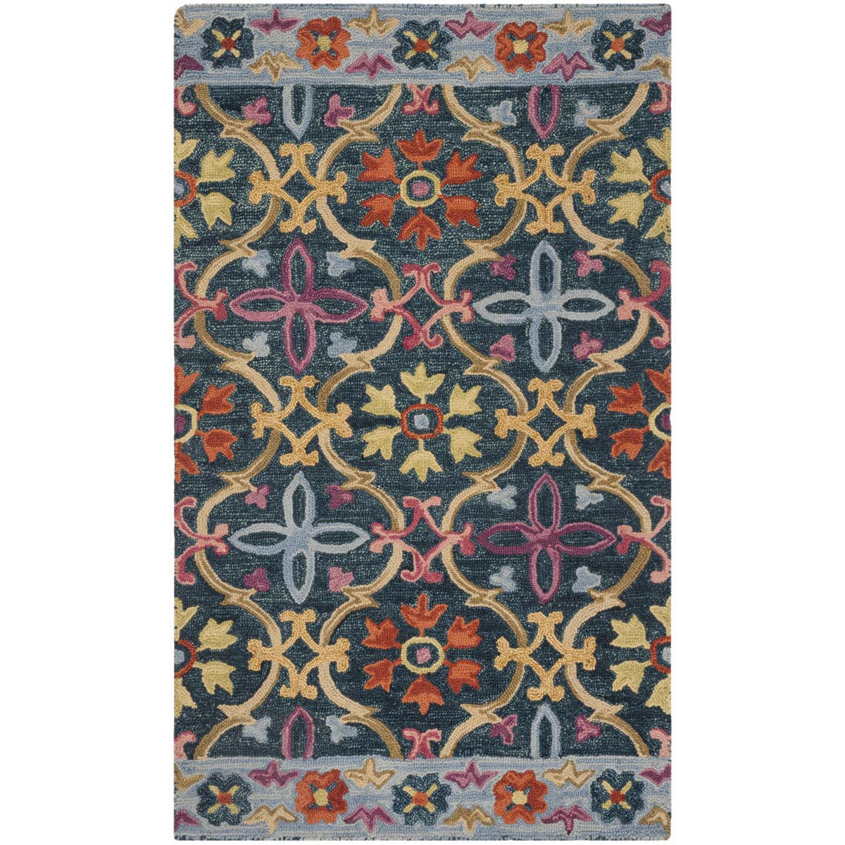 Safavieh Suzani 310 Rug, SZN310 - Blue / Multi