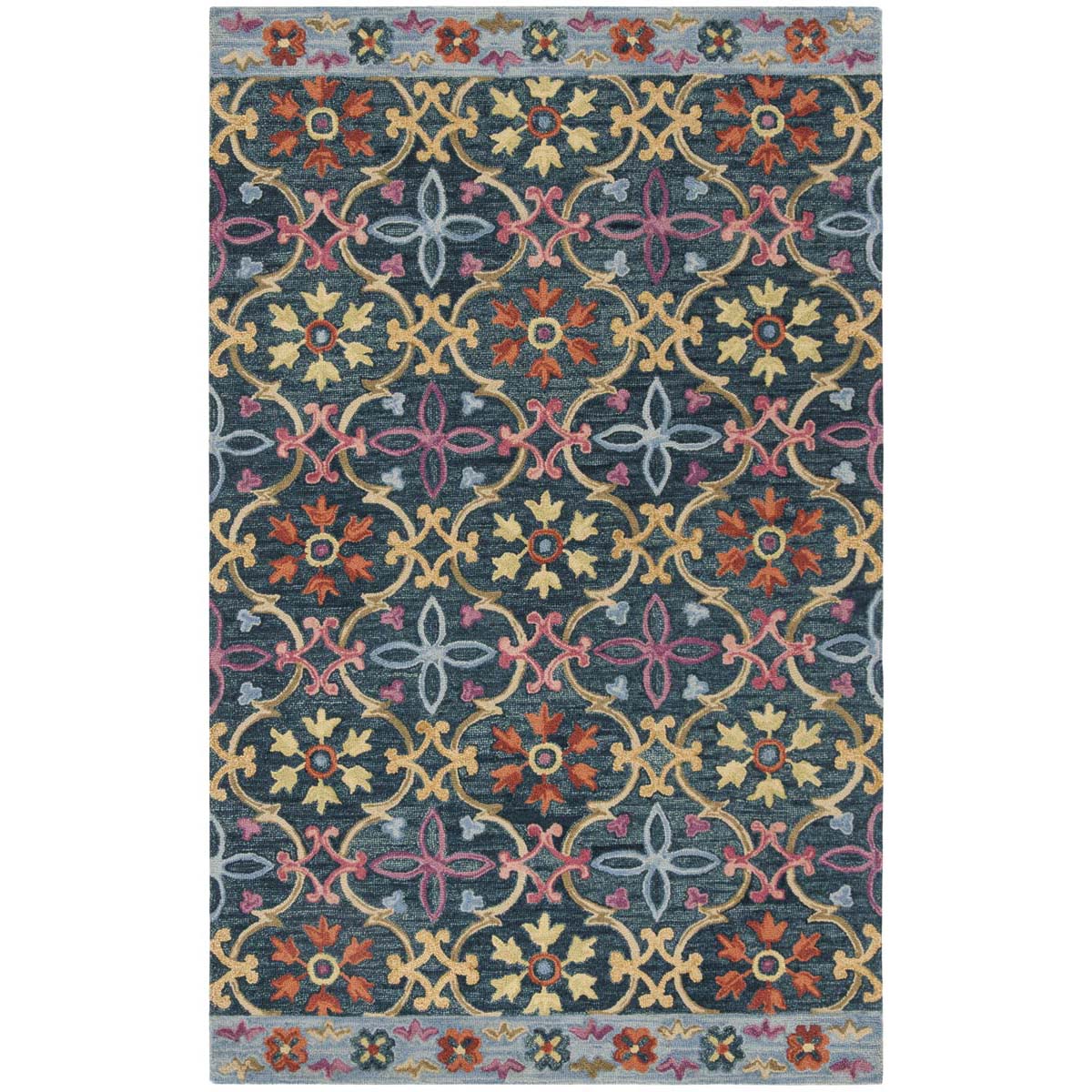 Safavieh Suzani 310 Rug, SZN310 - Blue / Multi