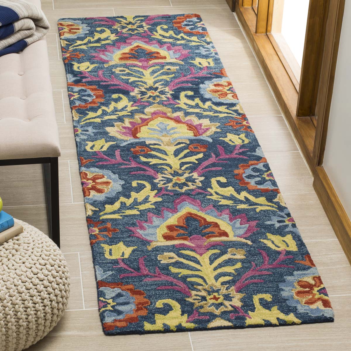 Safavieh Suzani 312 Rug, SZN312 - Blue / Multi