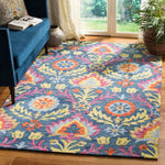 Safavieh Suzani 312 Rug, SZN312 - Blue / Multi