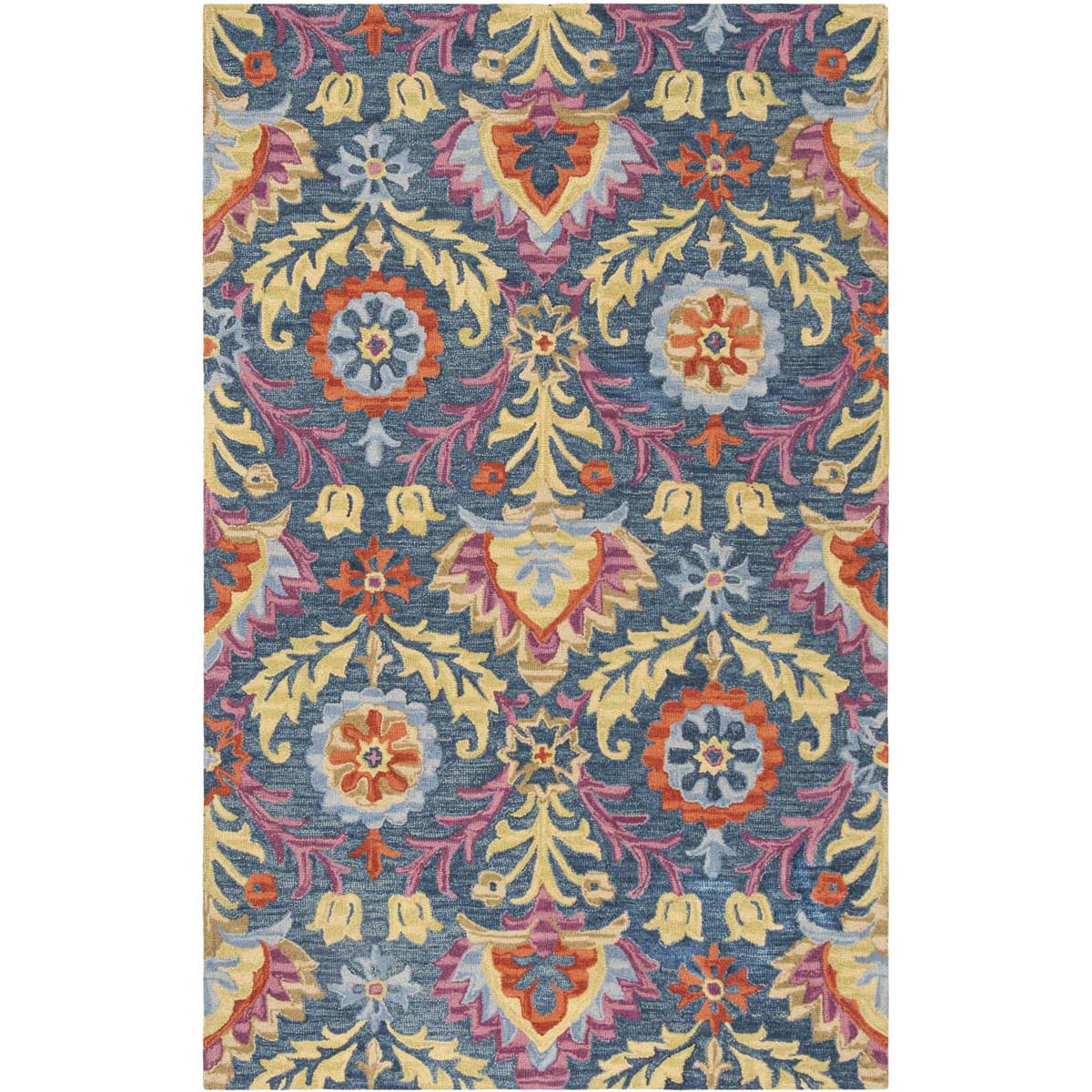 Safavieh Suzani 312 Rug, SZN312 - Blue / Multi