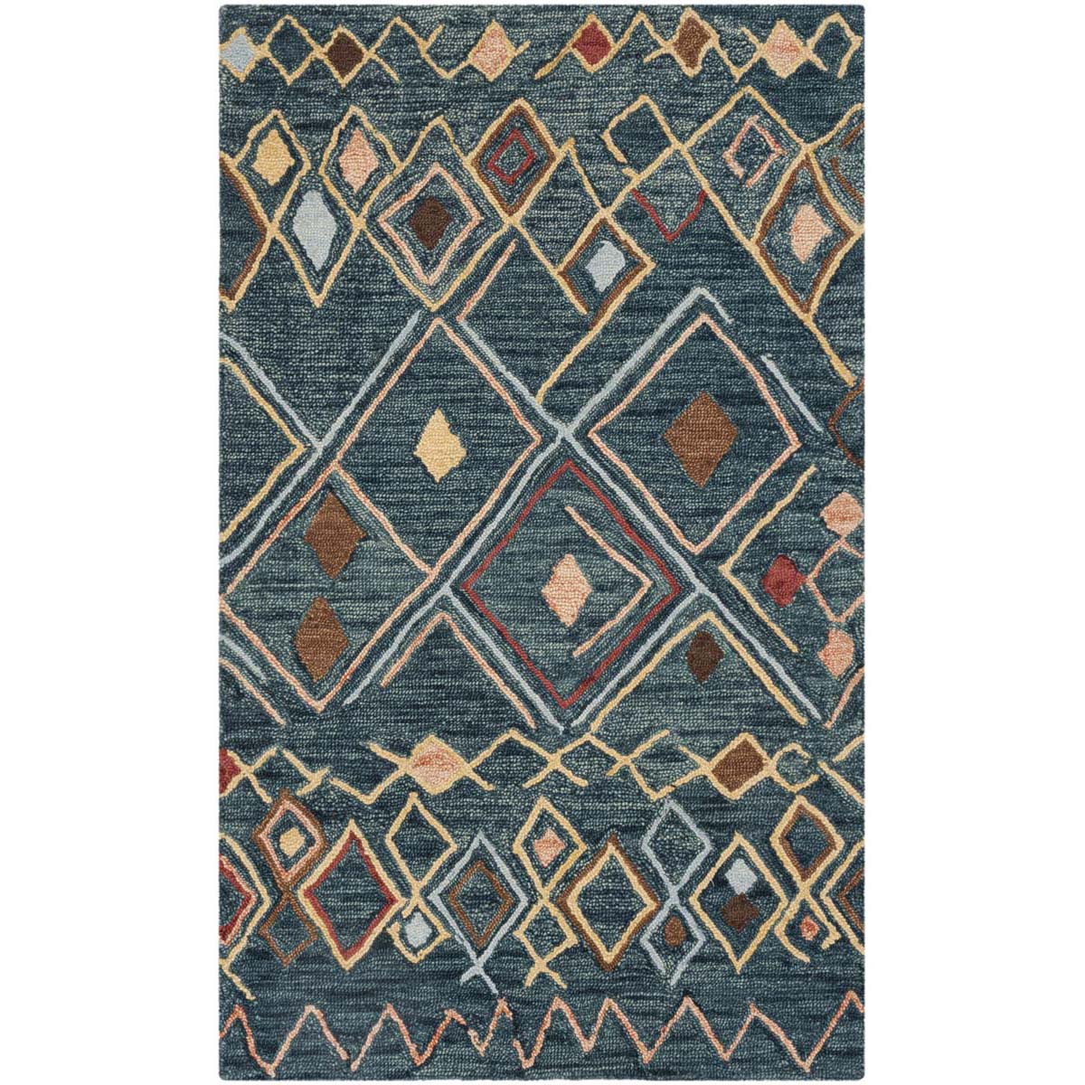 Safavieh Suzani 314 Rug, SZN314 - Dark Blue / Multi