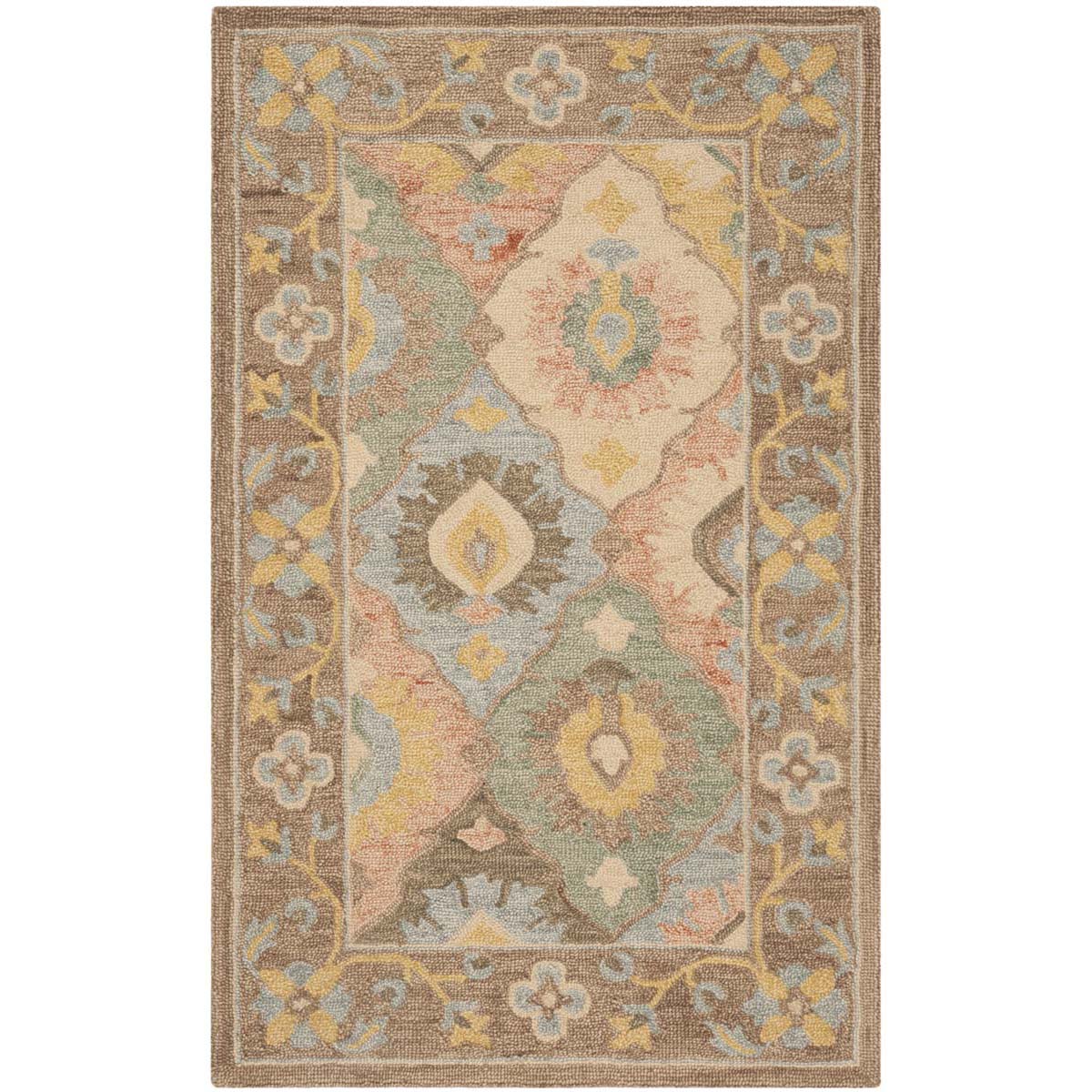 Safavieh Suzani 317 Rug, SZN317 - Ivory / Multi