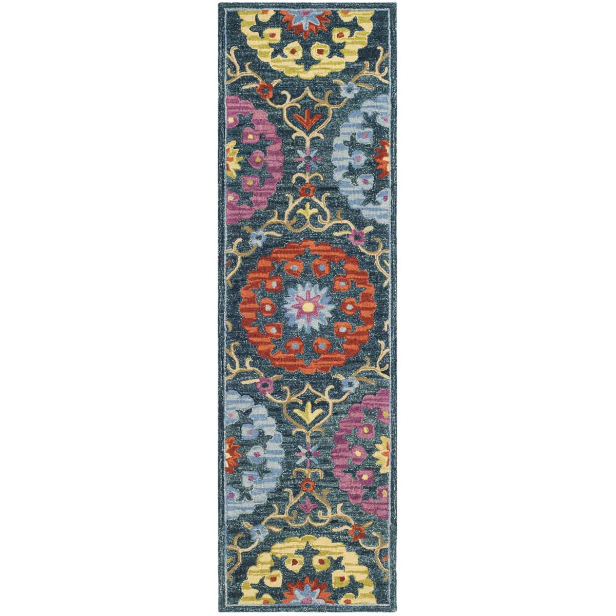 Safavieh Suzani 328 Rug, SZN328 - Blue / Multi