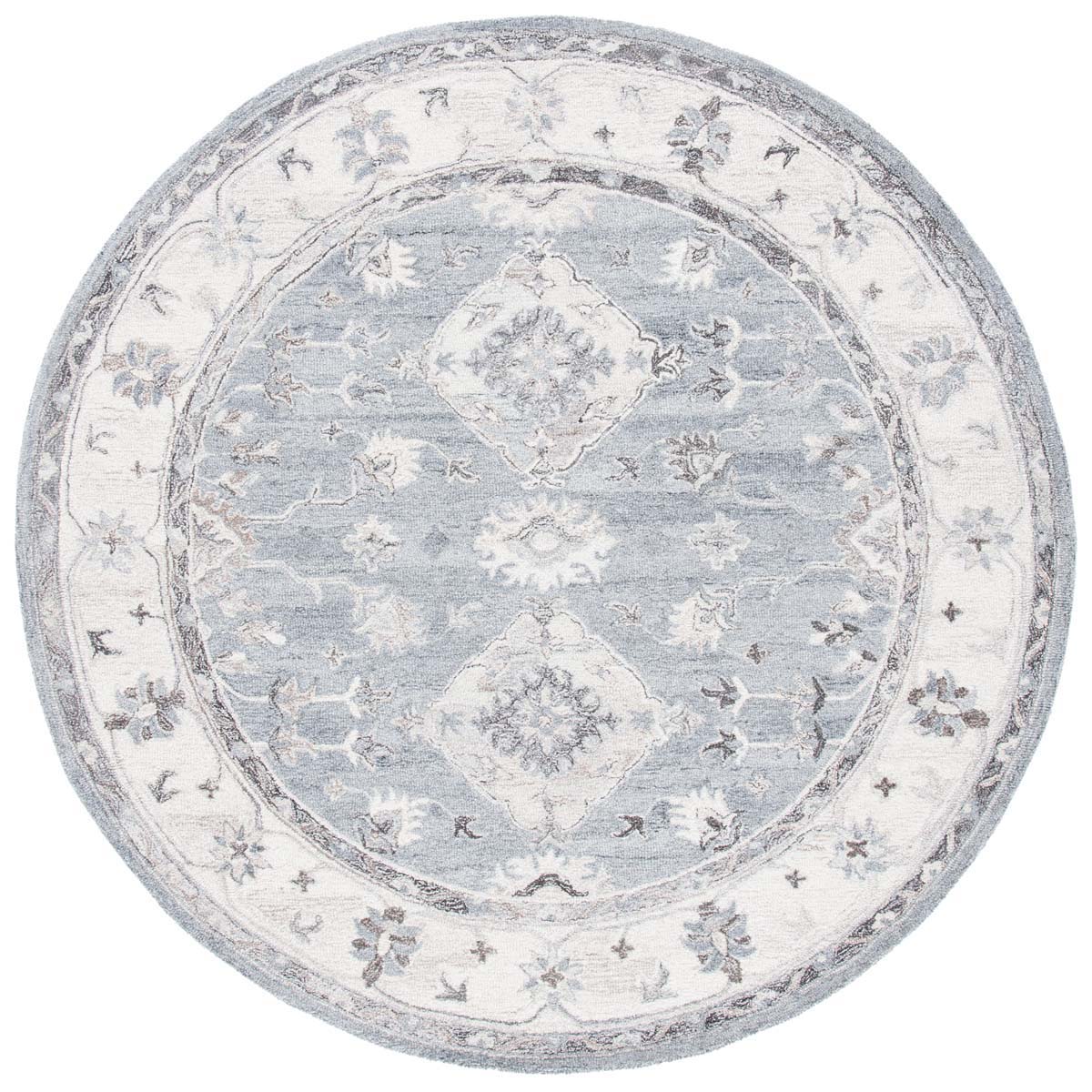 Safavieh Suzani 331 Rug, SZN331 - Grey / Ivory