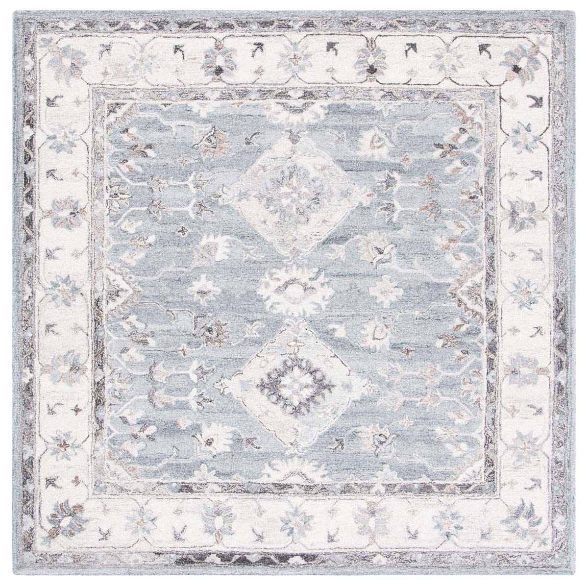 Safavieh Suzani 331 Rug, SZN331 - Grey / Ivory