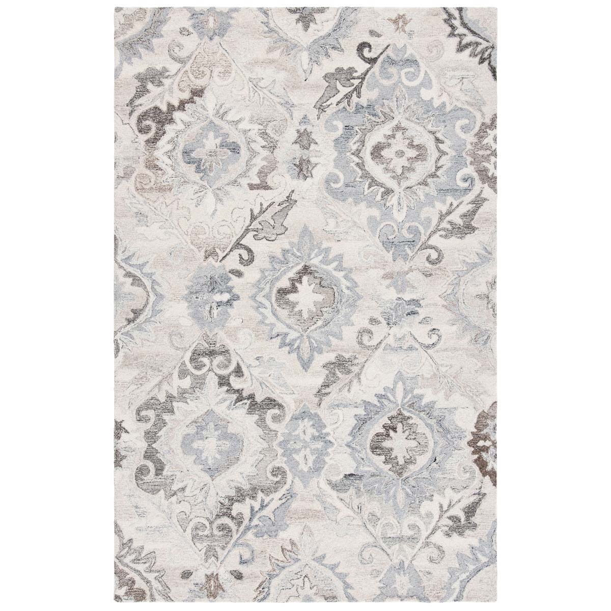 Safavieh Suzani 336 Rug, SZN336 - Ivory / Grey