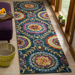 Safavieh Suzani 374 Rug, SZN374 - Blue / Multi