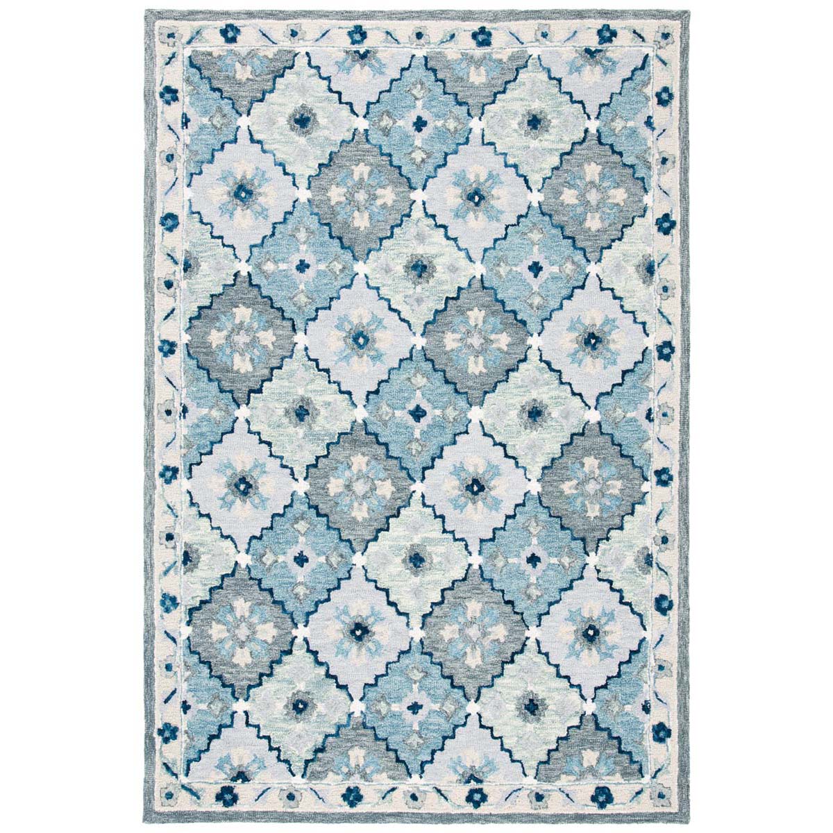 Safavieh Suzani 501 Rug, SZN501 - Blue / Grey