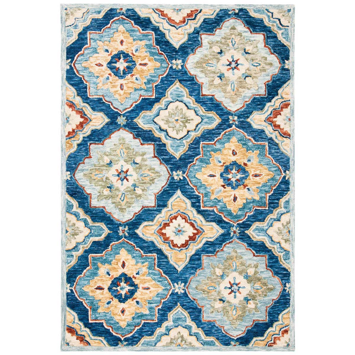 Safavieh Suzani 503 Rug, SZN503 - Navy / Green