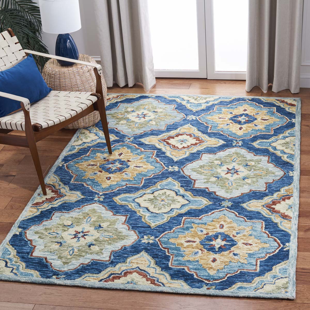 Safavieh Suzani 503 Rug, SZN503 - Navy / Green