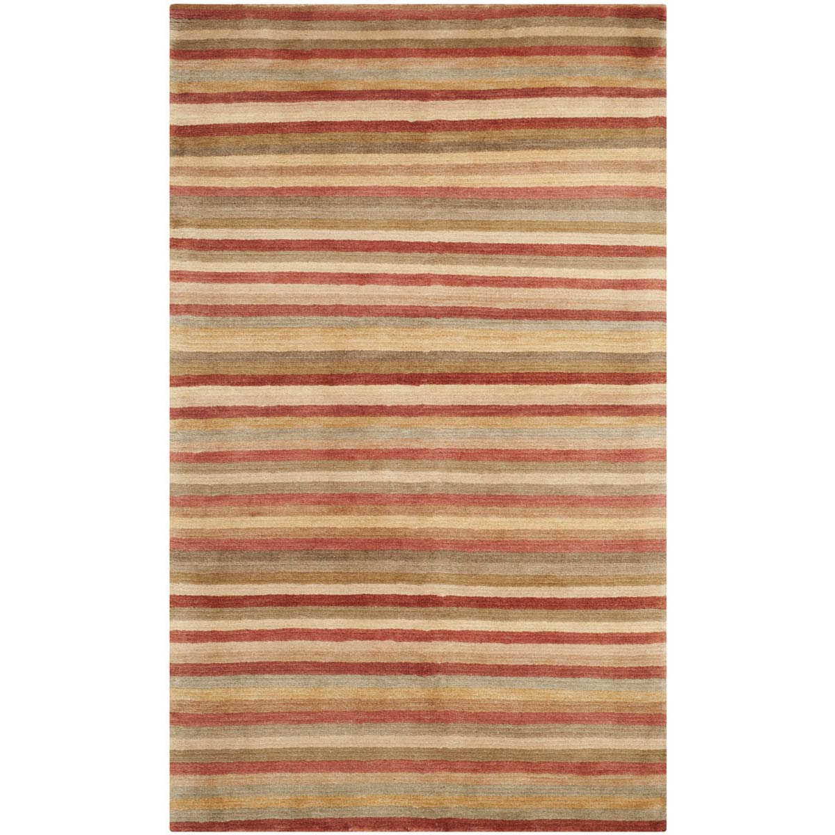 Safavieh Tibetan 98B Rug, TB198B - Rust / Beige