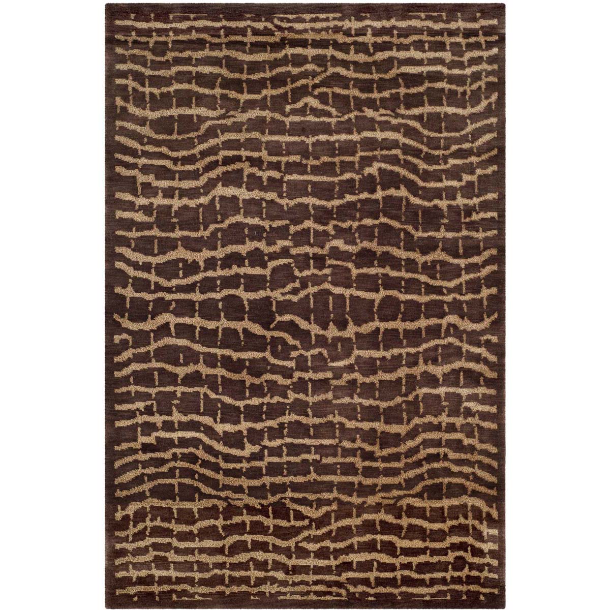 Safavieh Tibetan 66A Rug, TB366A - Brown / Beige