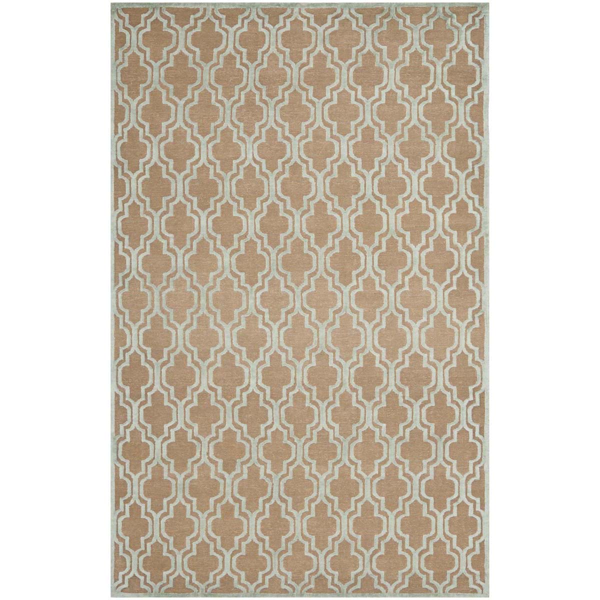 Safavieh Tibetan 54A Rug, TB654A - Bark / Light Blue