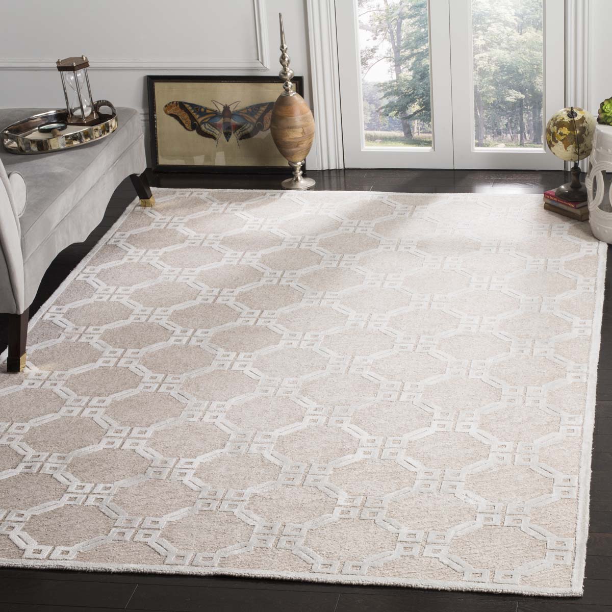 Safavieh Tibetan 81B Rug, TB681B - Beige / Slate