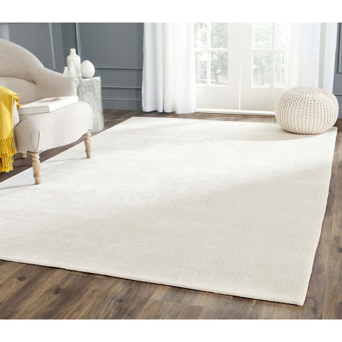 Safavieh Tibetan 33A Rug, TB833A - Ivory / Ivory