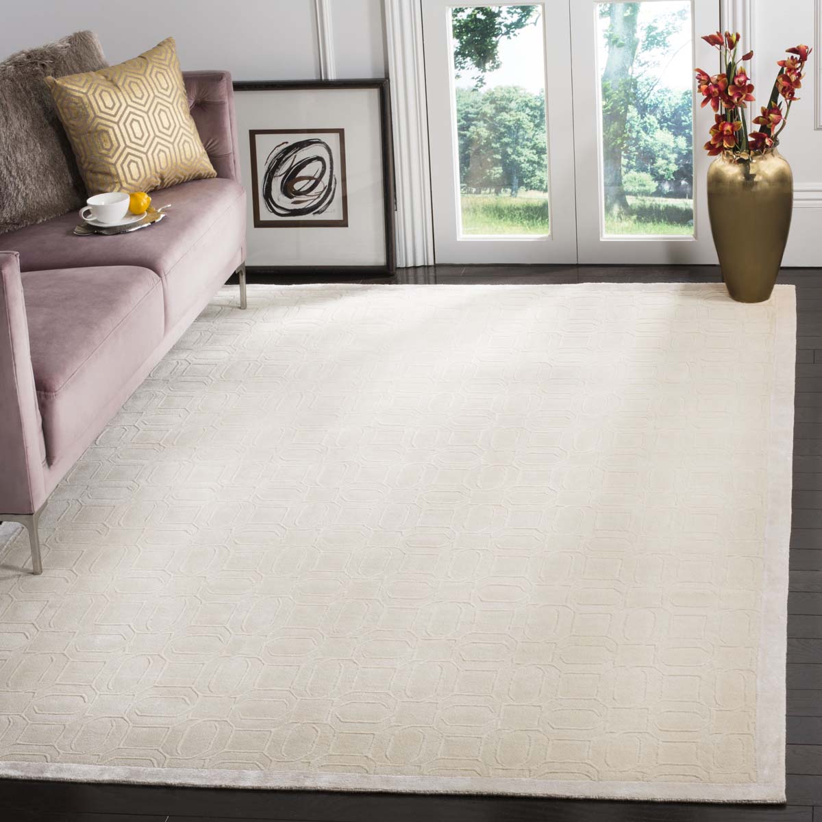 Safavieh Tibetan 34A Rug, TB834A - White