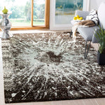 Safavieh Tibetan 27A Rug, TB927A - Silver / Black