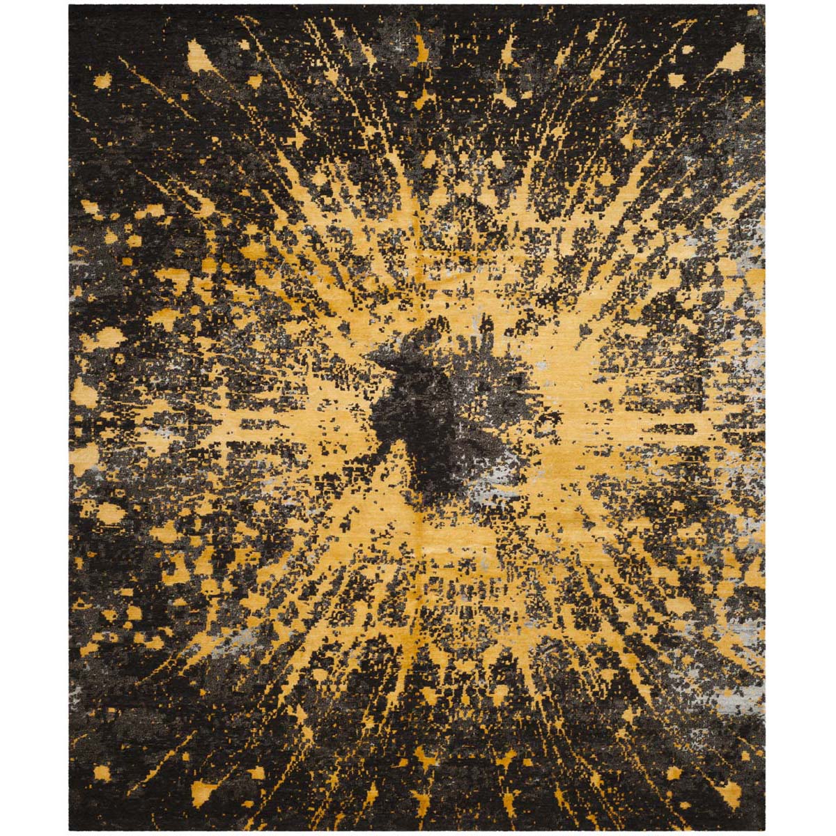 Safavieh Tibetan 27B Rug, TB927B - Gold / Black