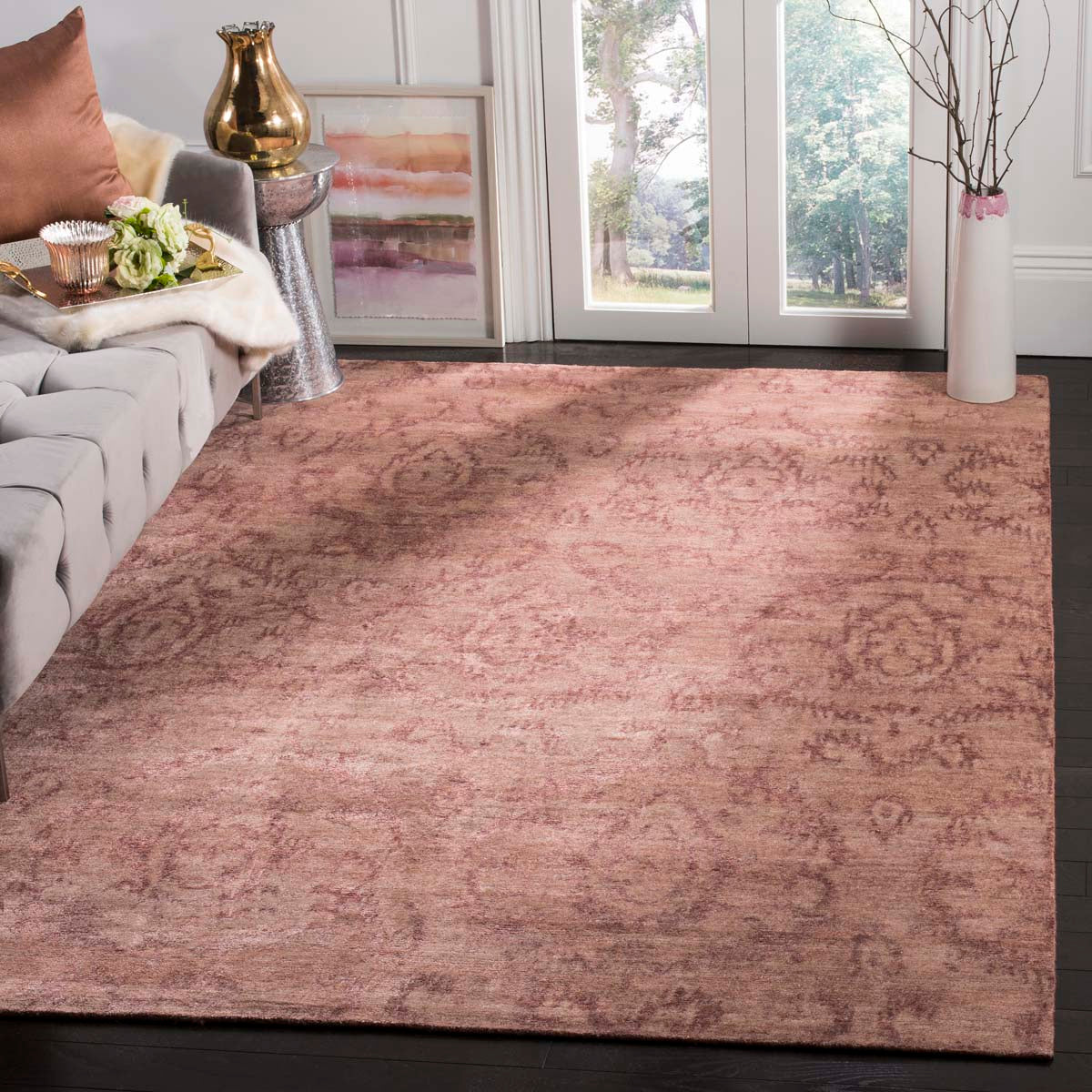 Safavieh Tibetan 46B Rug, TB946B - Plum