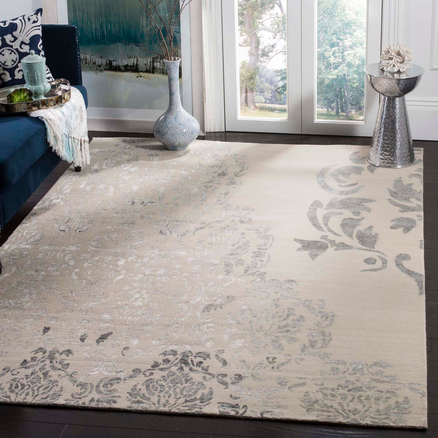 Safavieh Tibetan 59 Rug, TB959 - Beige / Grey