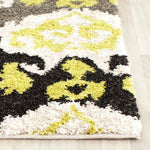 Safavieh Tibetan Shag 517 Rug, TBS517 - Black / Green