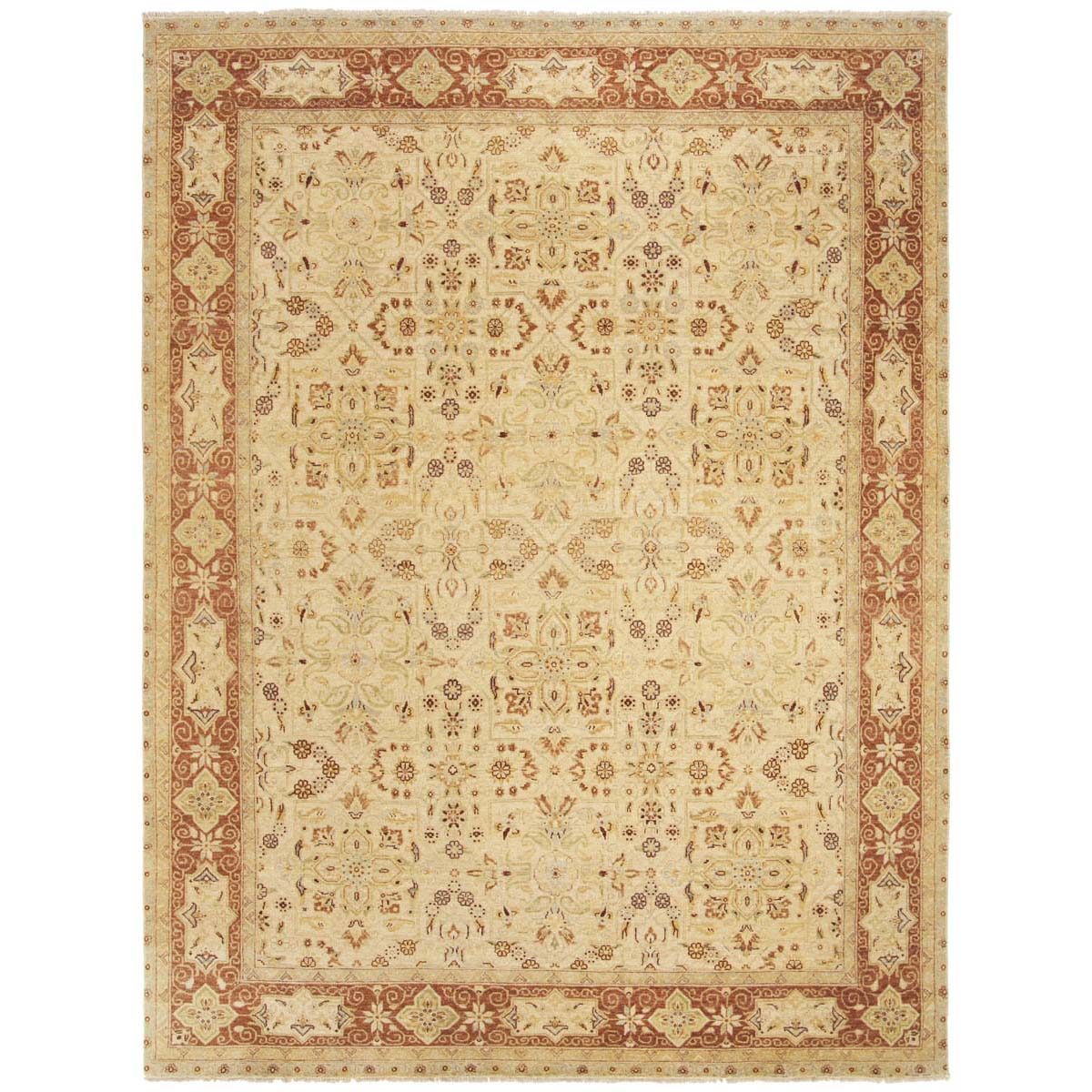 Safavieh Tabriz 424 Rug, TBZ424 - Beige / Rust