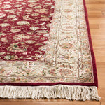 Safavieh Tabriz Floral 5- Rug, TF35- - Burgundy / Yellow