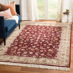 Safavieh Tabriz Floral 5- Rug, TF35- - Burgundy / Yellow