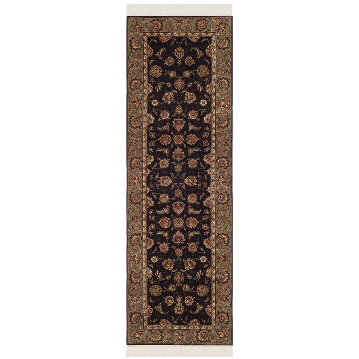 Safavieh Tabriz Floral 9-2 Rug, TF69-2 - Eggplant / Green