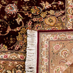 Safavieh Tabriz Floral 5- Rug, TF75- - Burgundy / Camel