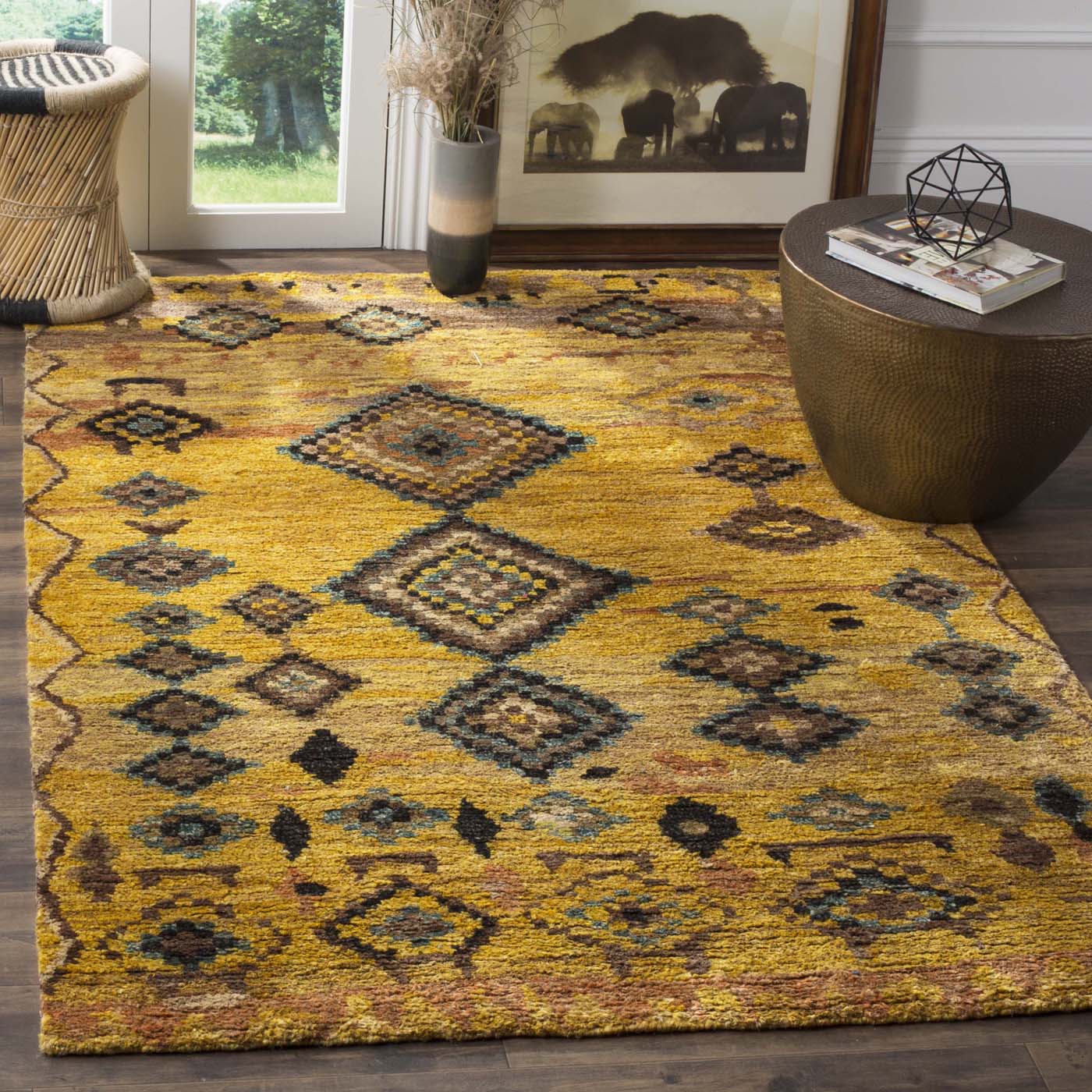 Safavieh Tangier 652 Rug, TGR652 - Gold