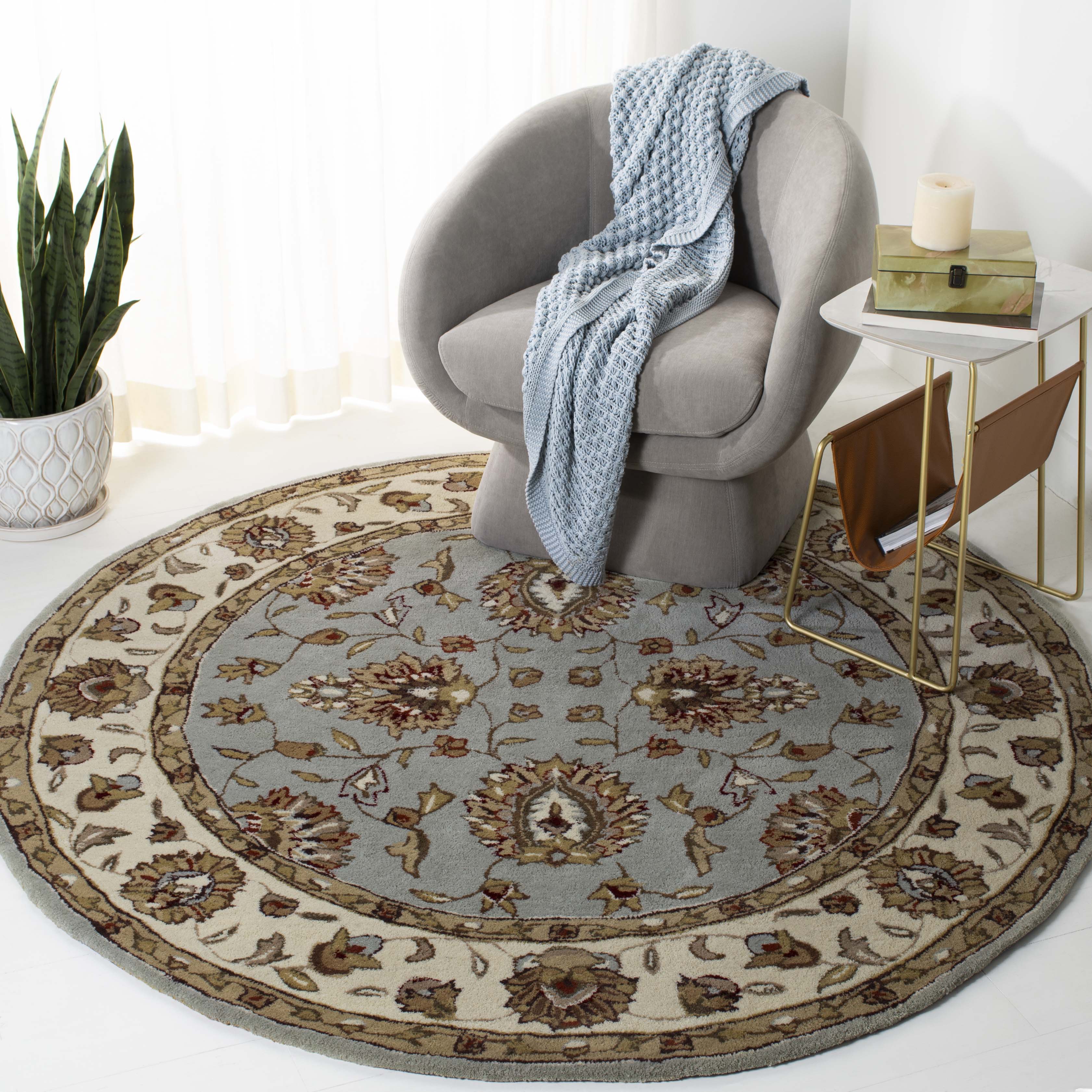 Safavieh Total Performance 416 Rug, TLP416 - Light Blue / Ivory