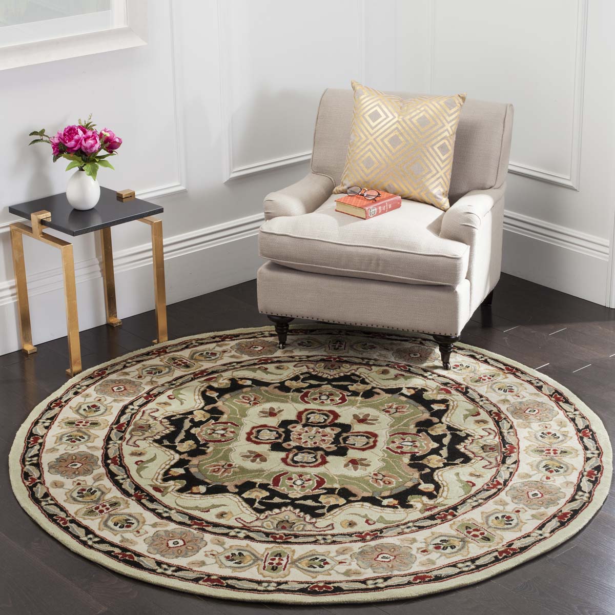 Safavieh Total Performance 718 Rug, TLP718 - Soft Green / Ivory