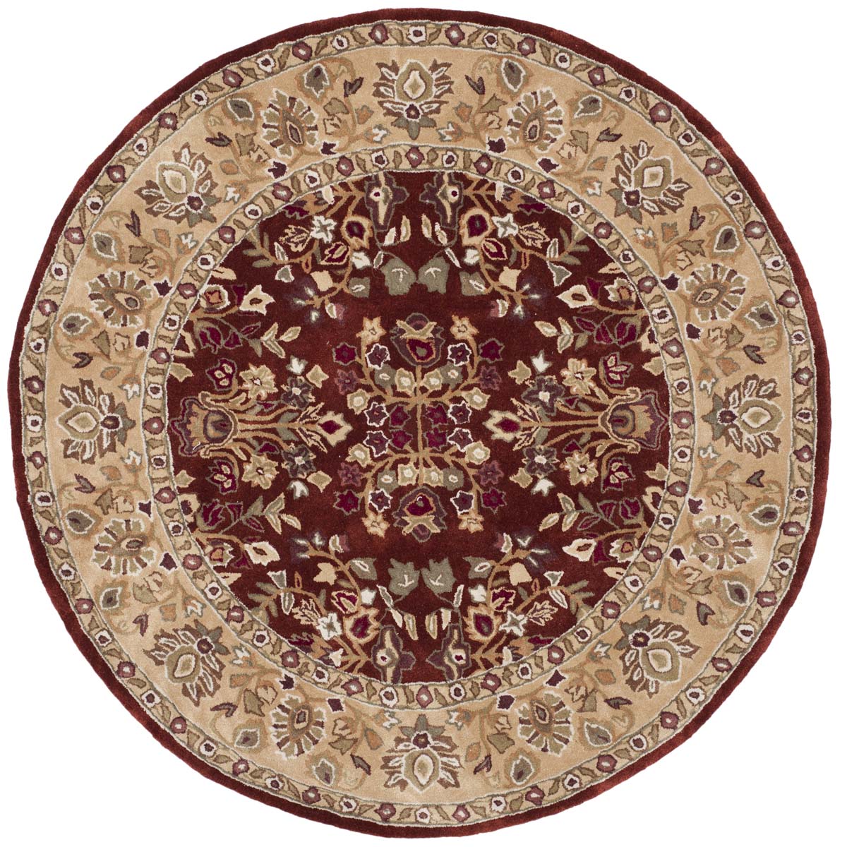 Safavieh Total Performance 721 Rug, TLP721 - Rust / Green