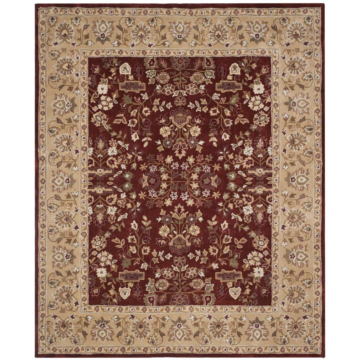 Safavieh Total Performance 721 Rug, TLP721 - Rust / Green