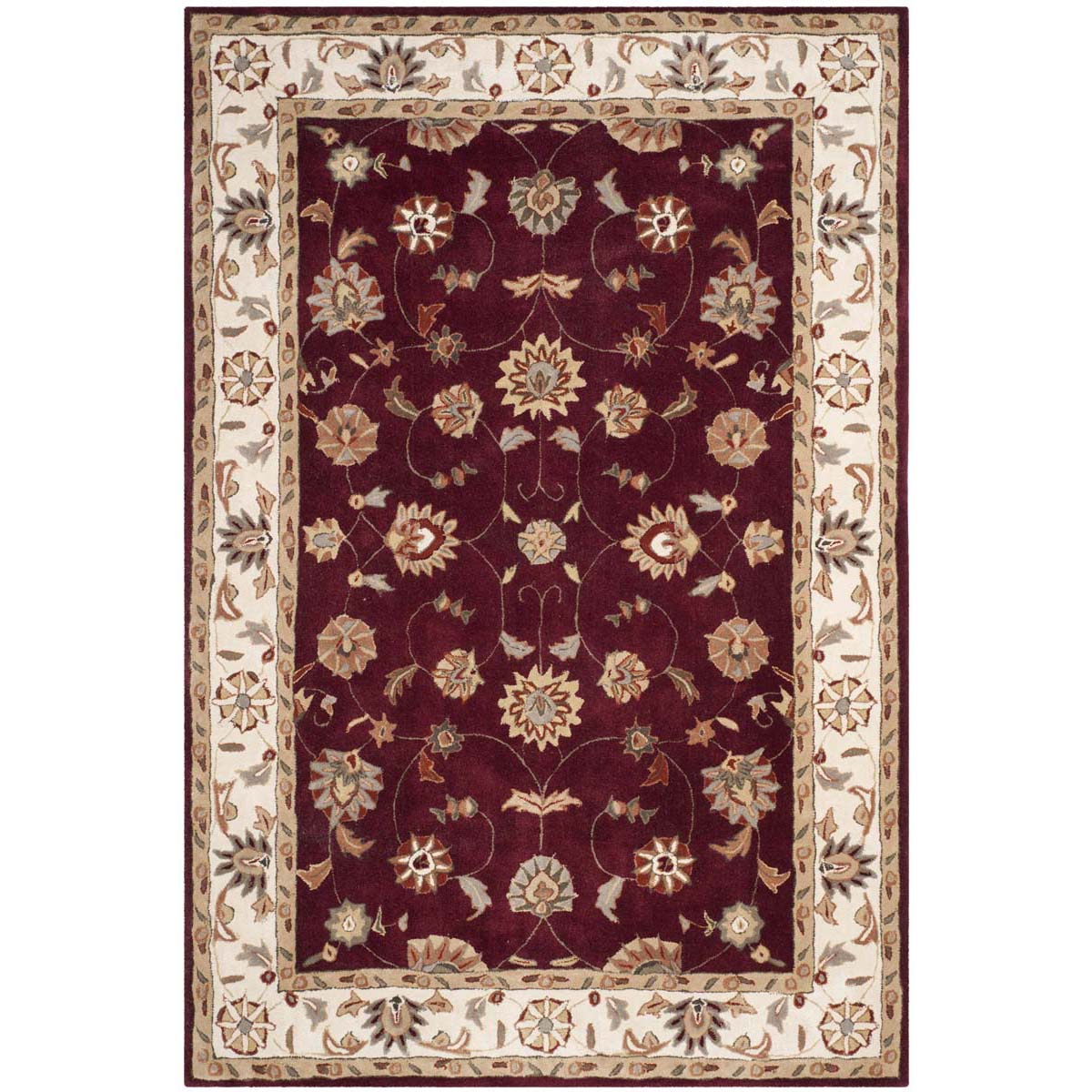 Safavieh Total Performance 725 Rug, TLP725 - Red / Ivory