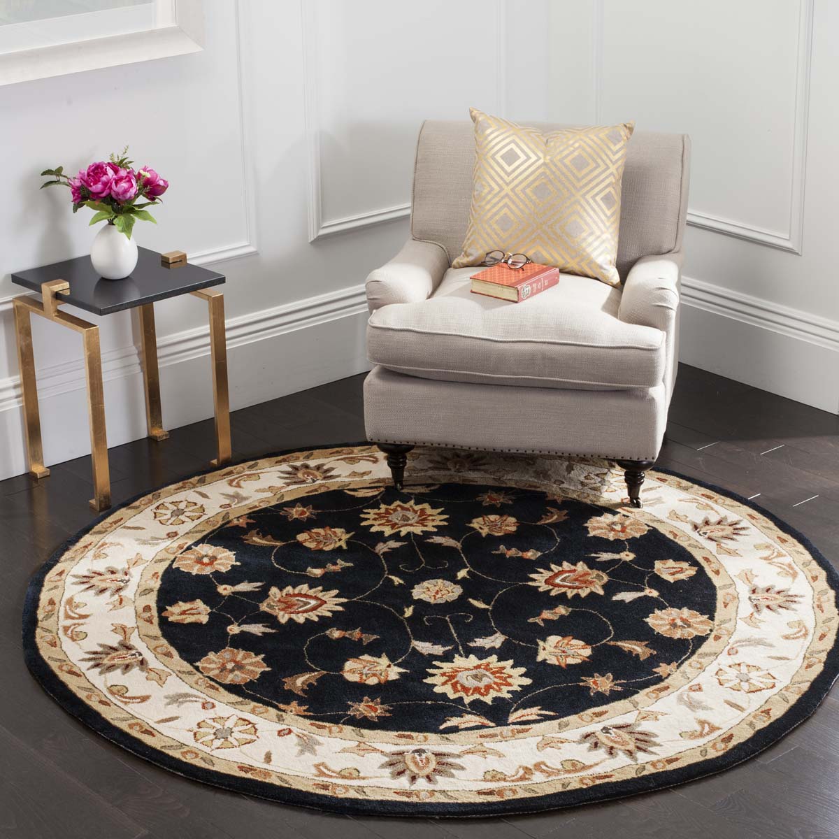 Safavieh Total Performance 725 Rug, TLP725 - Navy / Ivory