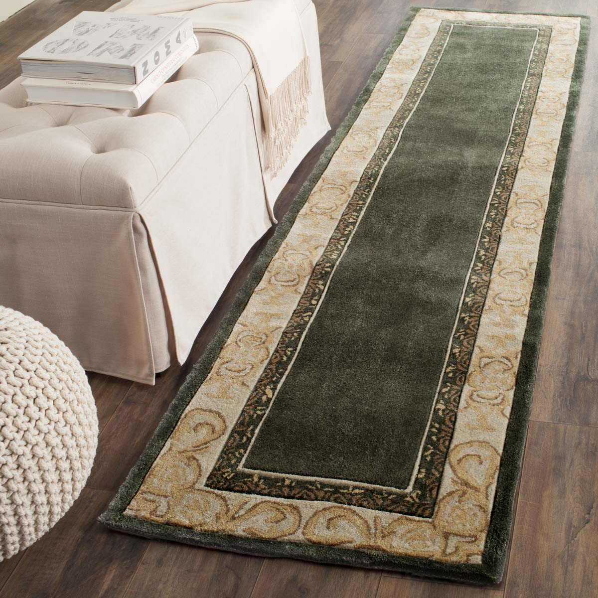 Safavieh Total Performance 727 Rug, TLP727 - Green / Ivory