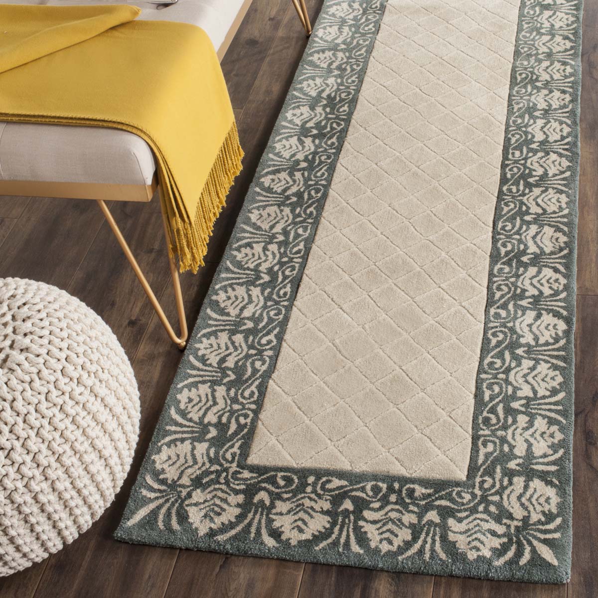 Safavieh Total Performance 755 Rug, TLP755 - Ivory / Blue