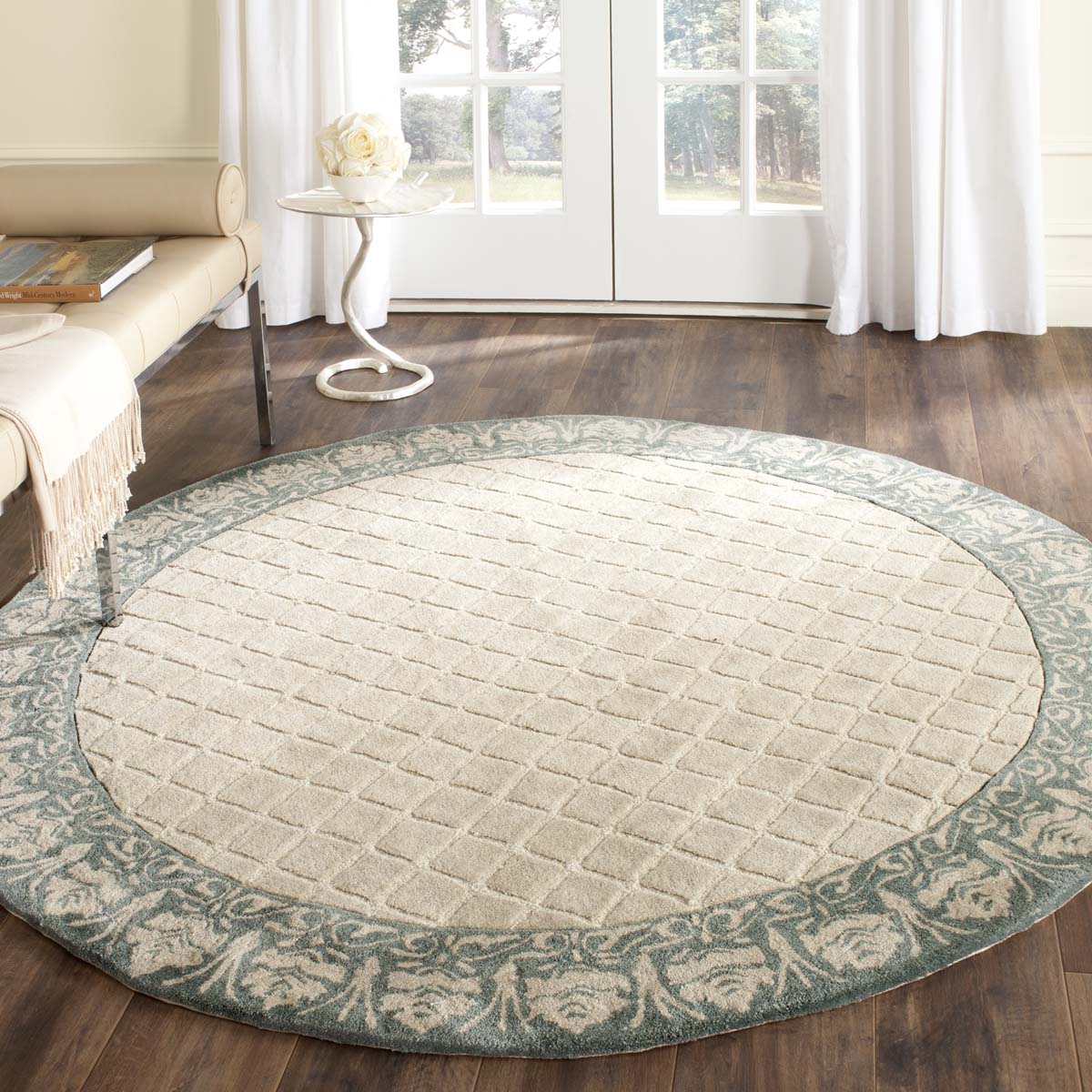 Safavieh Total Performance 755 Rug, TLP755 - Ivory / Blue