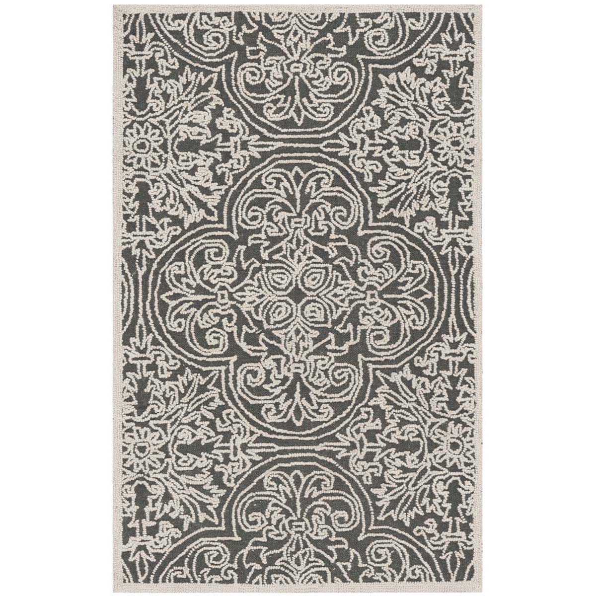 Safavieh Trace 101 Rug, TRC101 - Dark Grey / Light Grey