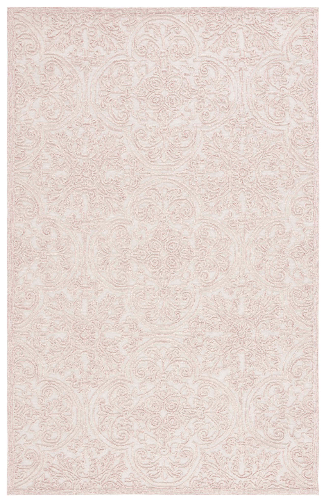 Safavieh Trace 101 Rug, TRC101 - Ivory / Pink