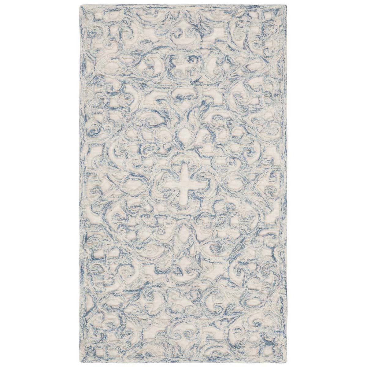 Safavieh Trace 103 Rug, TRC103 - Blue / Ivory