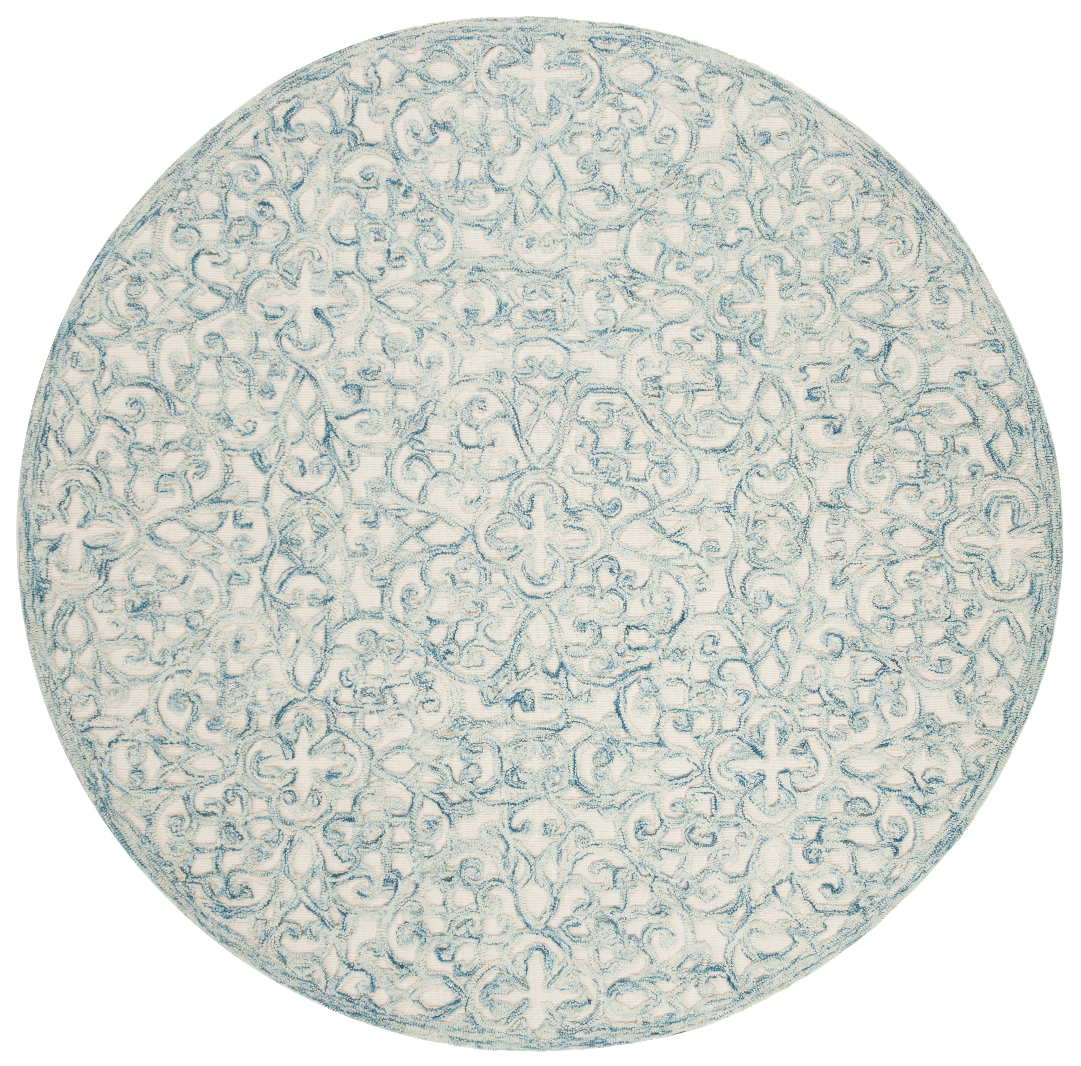 Safavieh Trace 103 Rug, TRC103 - Blue / Ivory